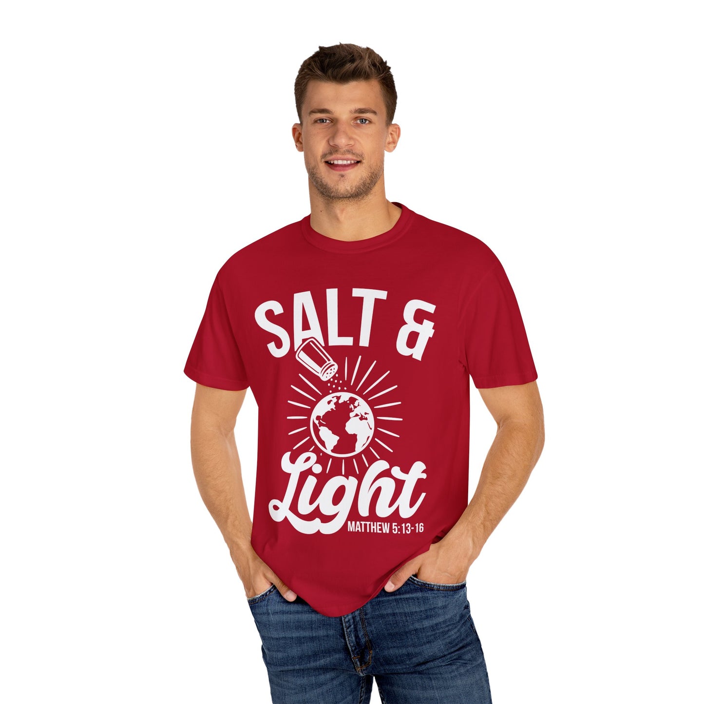 Inspirational Unisex T-Shirt: Salt & Light Graphic, Christian Gifts, Faith Apparel