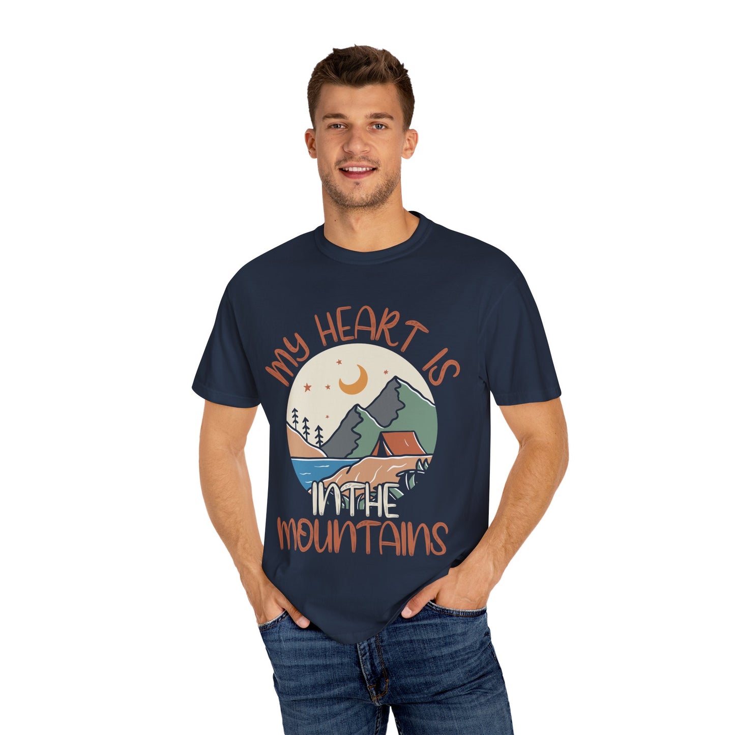 My Heart is in the Mountains Unisex T-Shirt – Perfect for Nature Lovers