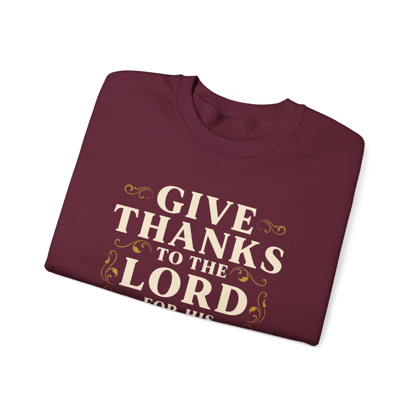 Faithful Love Crewneck Sweatshirt - Christian Gift, Thanksgiving Apparel