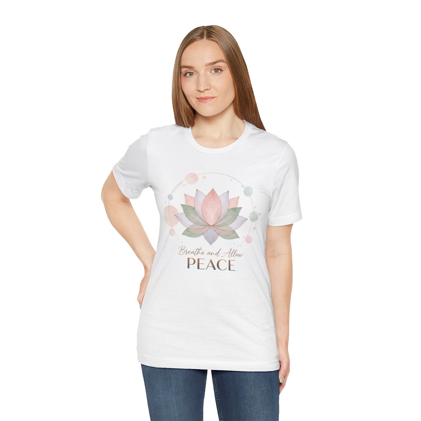 Mindful & Into Peace Tee | self care shirt, boundary quote