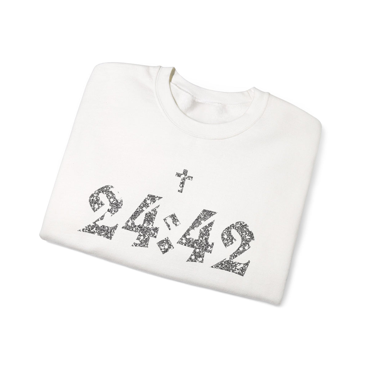 Matthew 24:42 Crewneck Sweatshirt | Bible Verse, Cross Design