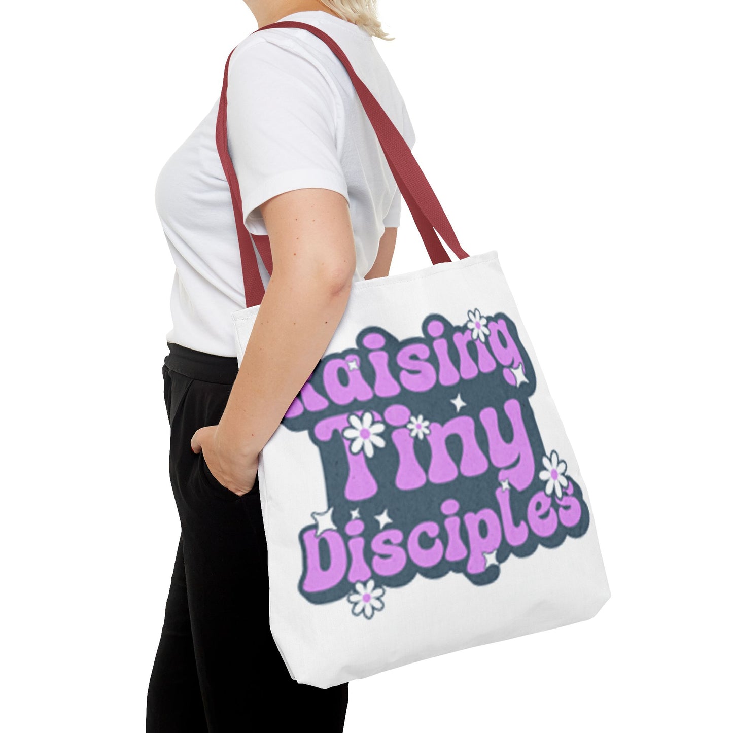 Raising Tiny Disciples Tote Bag - Stylish & Fun Eco-Friendly Bag for Parents