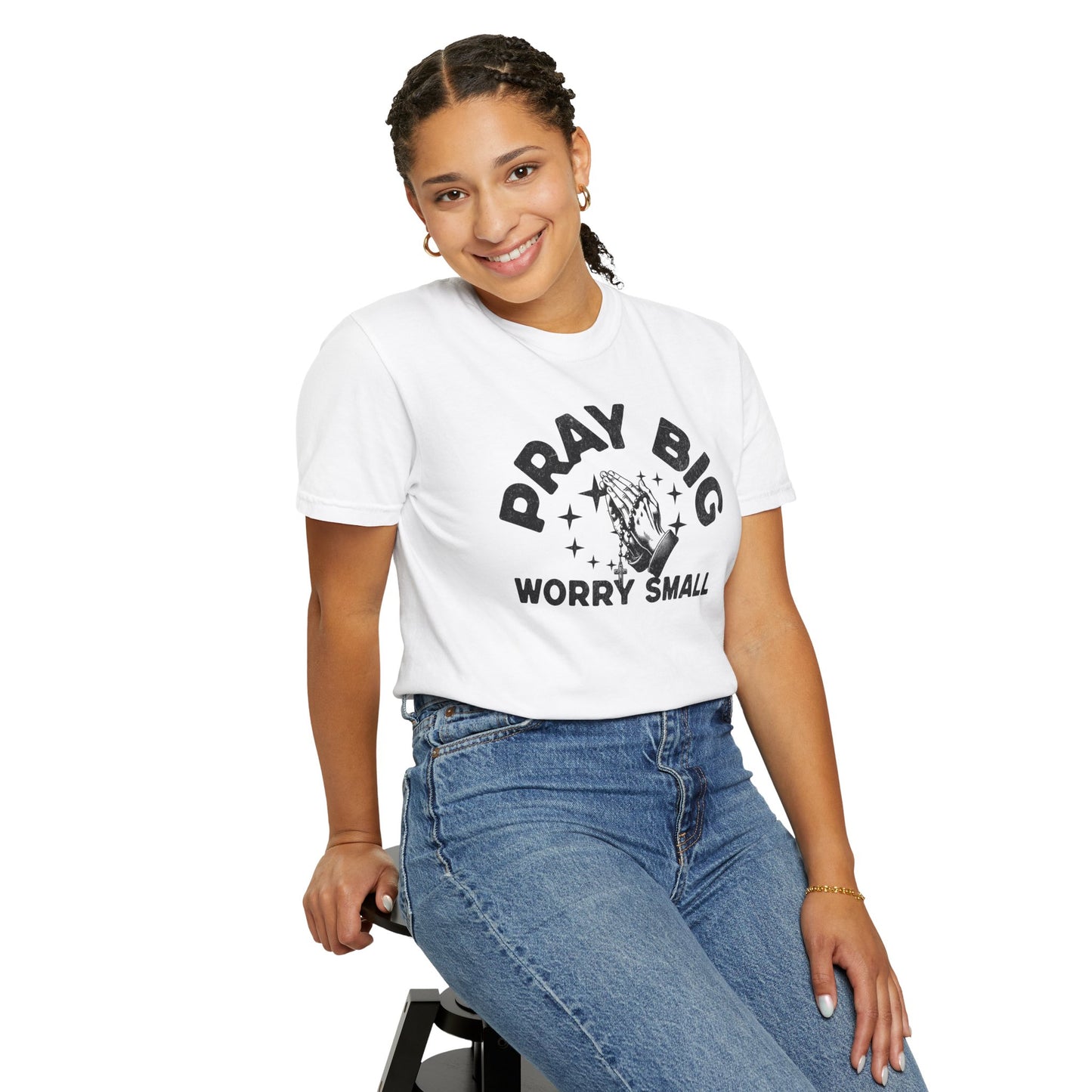 Pray Big Worry Small Unisex T-shirt - Inspirational Tee for Everyday Wear