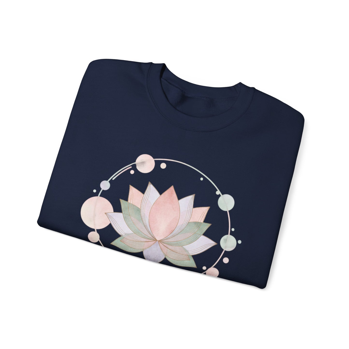 Gentle Boundaries Peace Lotus Sweatshirt | Self Care Mental Wellness