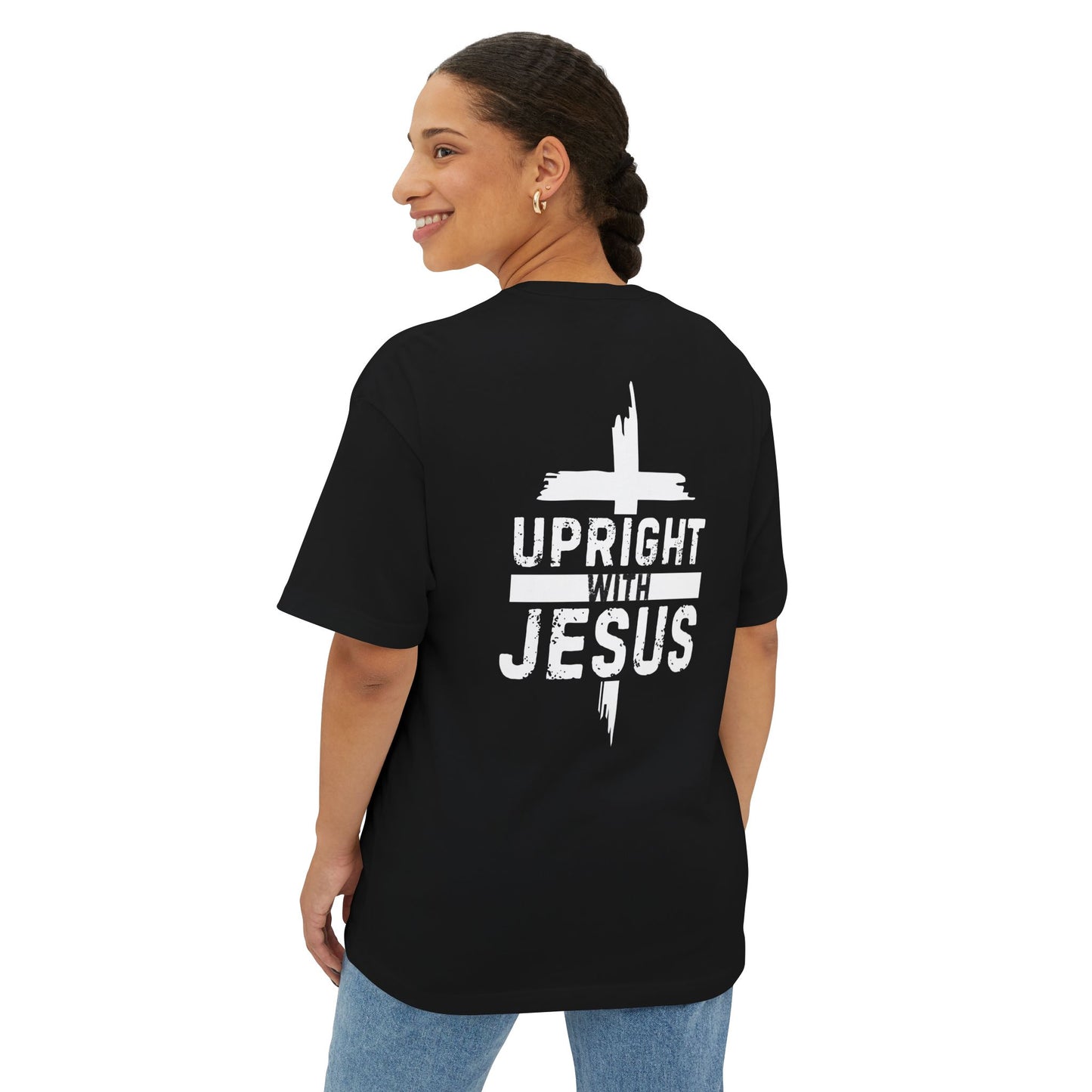 Upright With Jesus Christian Cross T-Shirt