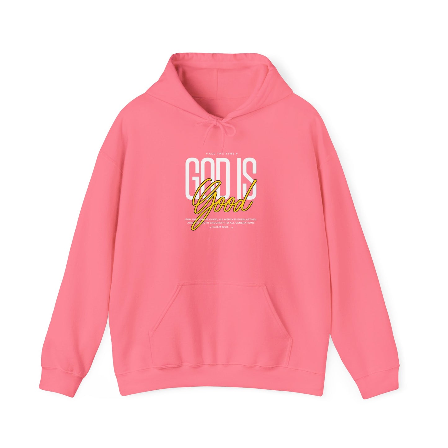 Faith-Inspired Hooded Sweatshirt - God is Good, Christian Apparel, Cozy Gift