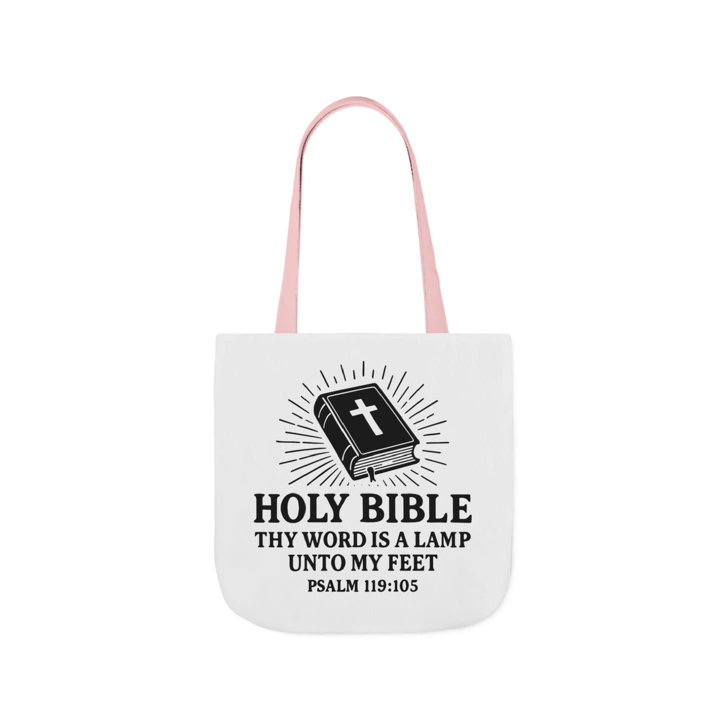 Bible Quote Tote Bag, Inspirational Christian Eco-Friendly Shopping Canvas