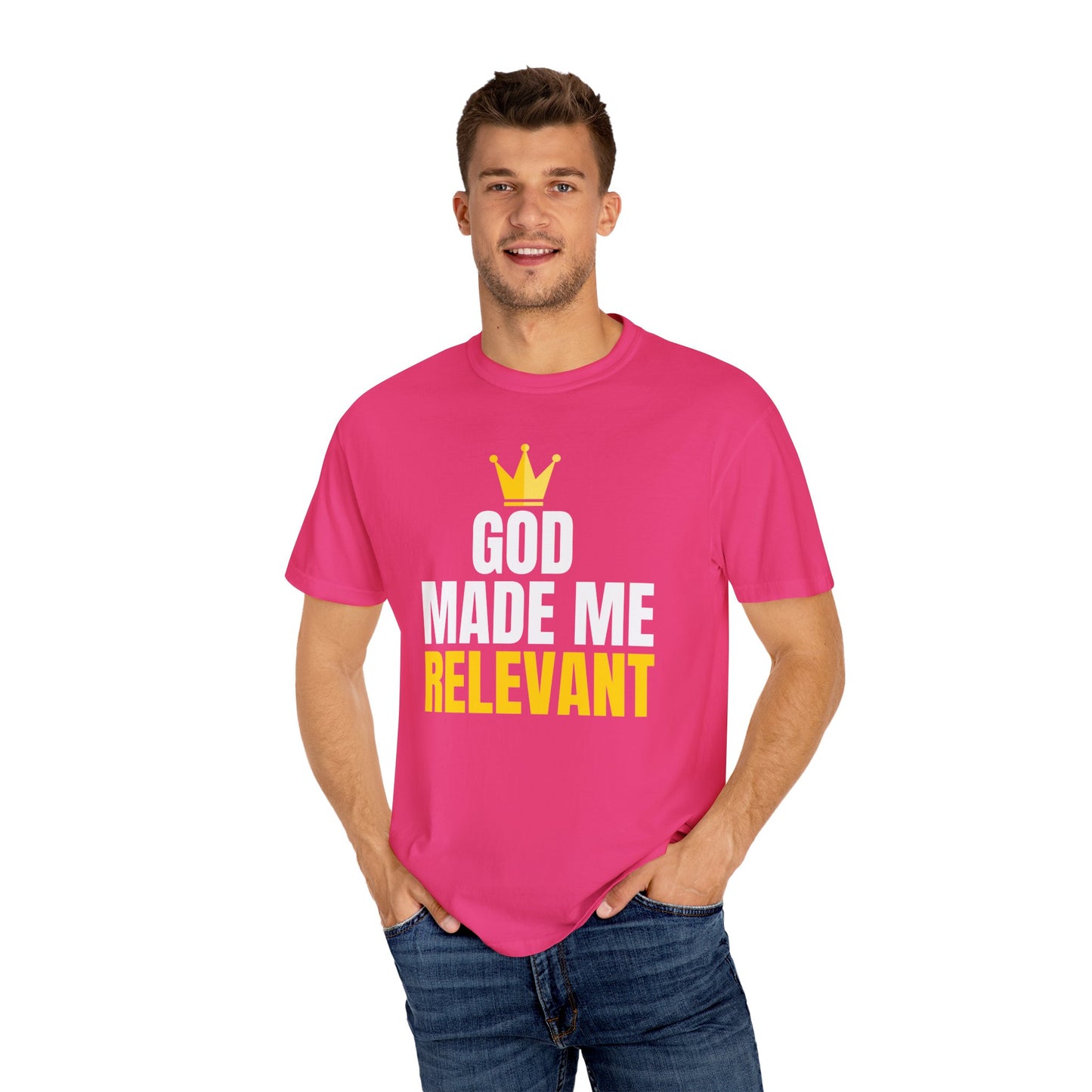 God Made Me Relevant T-shirt, Funny Gift for Believers, Unisex Religious [...]