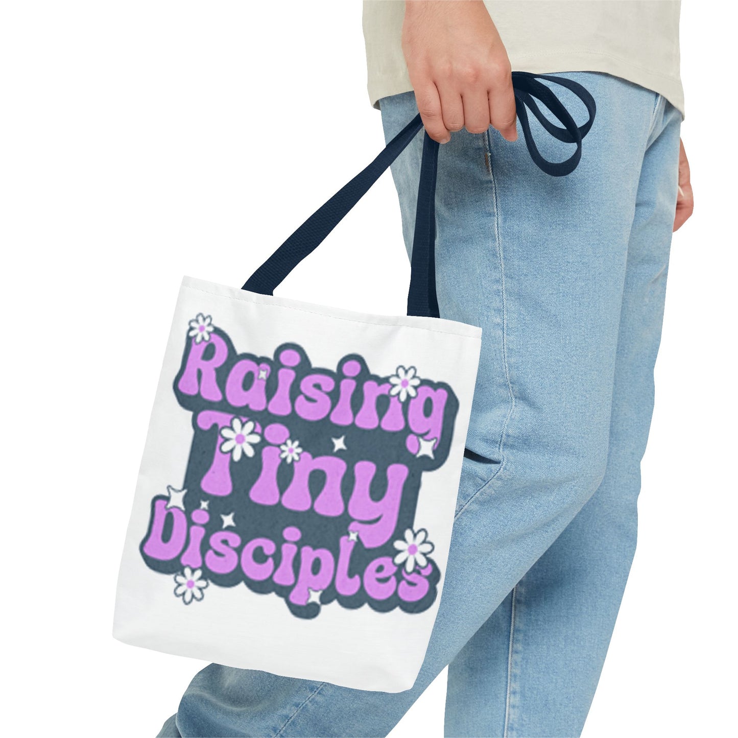 Raising Tiny Disciples Tote Bag - Stylish & Fun Eco-Friendly Bag for Parents