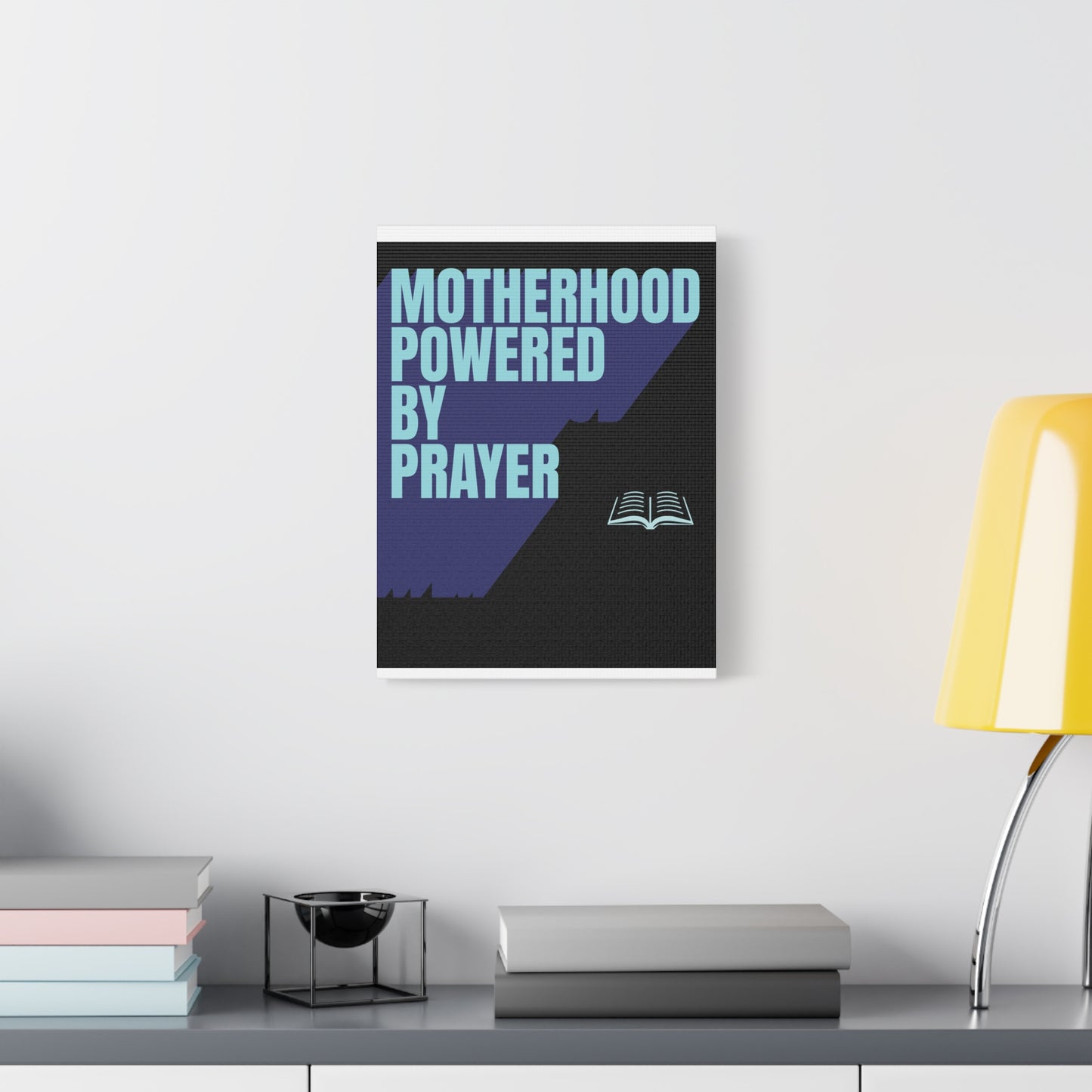 Inspirational Canvas Art - Motherhood Powered By Prayer