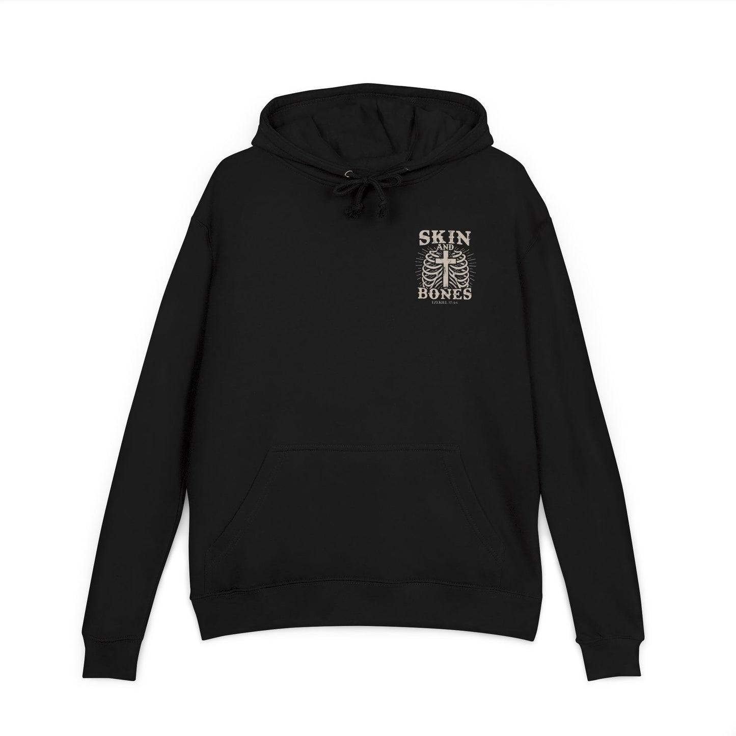 Skin and Bones French Terry Hoodie-For Believers