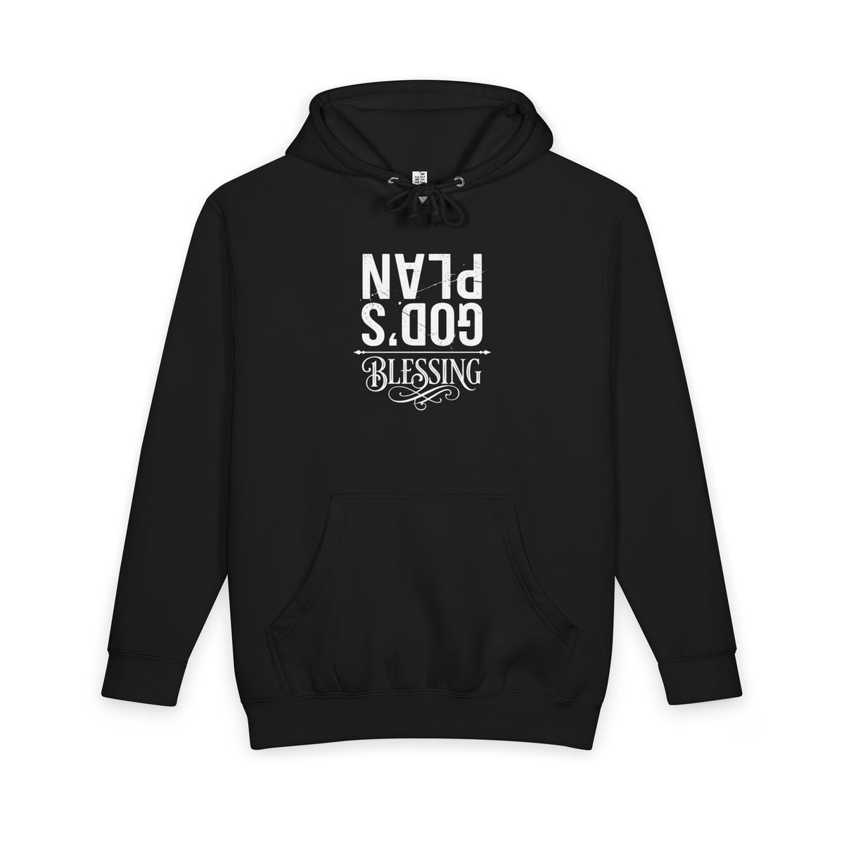 God's Plan Blessing Hoodie | Religious Faith Typography