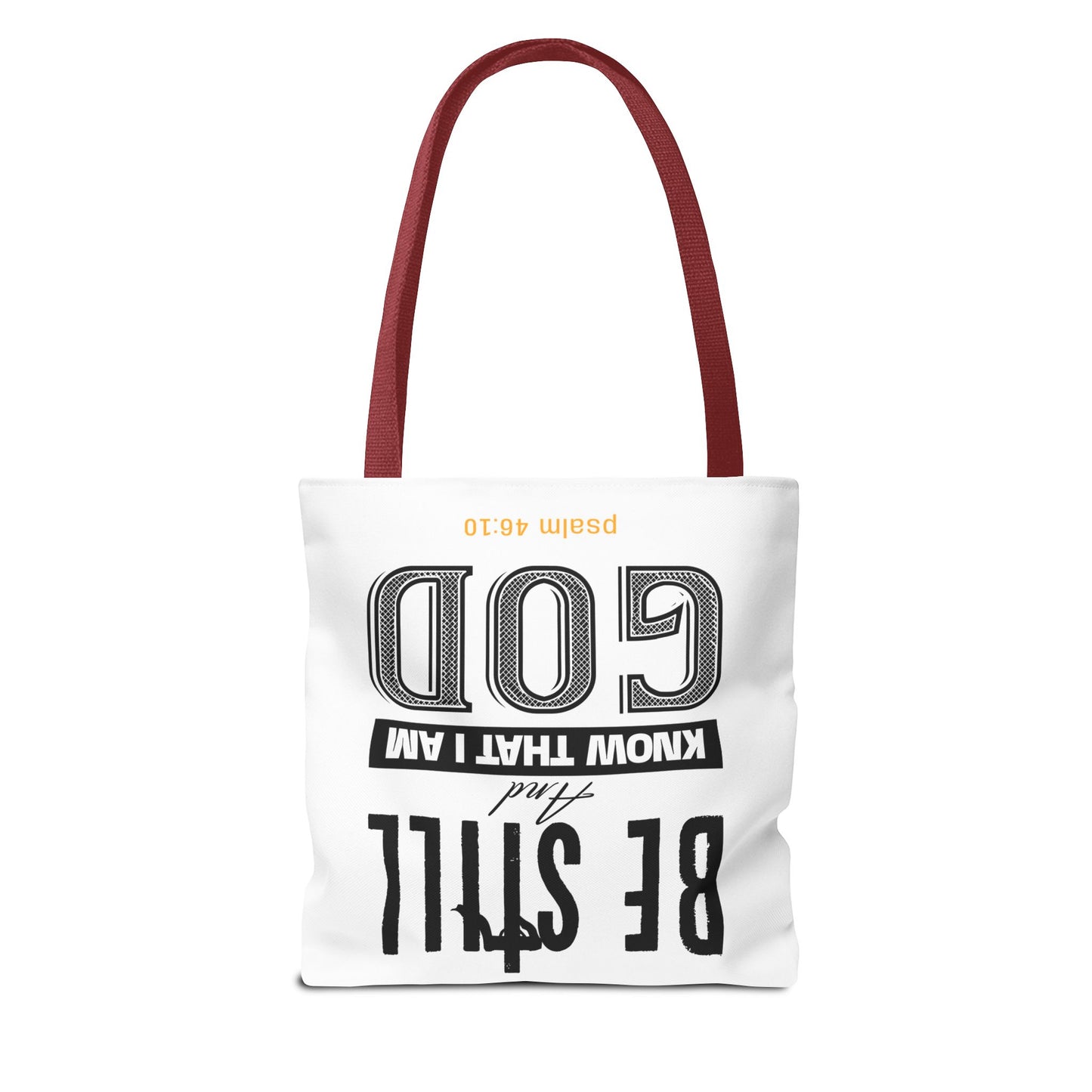 Religious Tote Bag - Be Still And Know That I Am God
