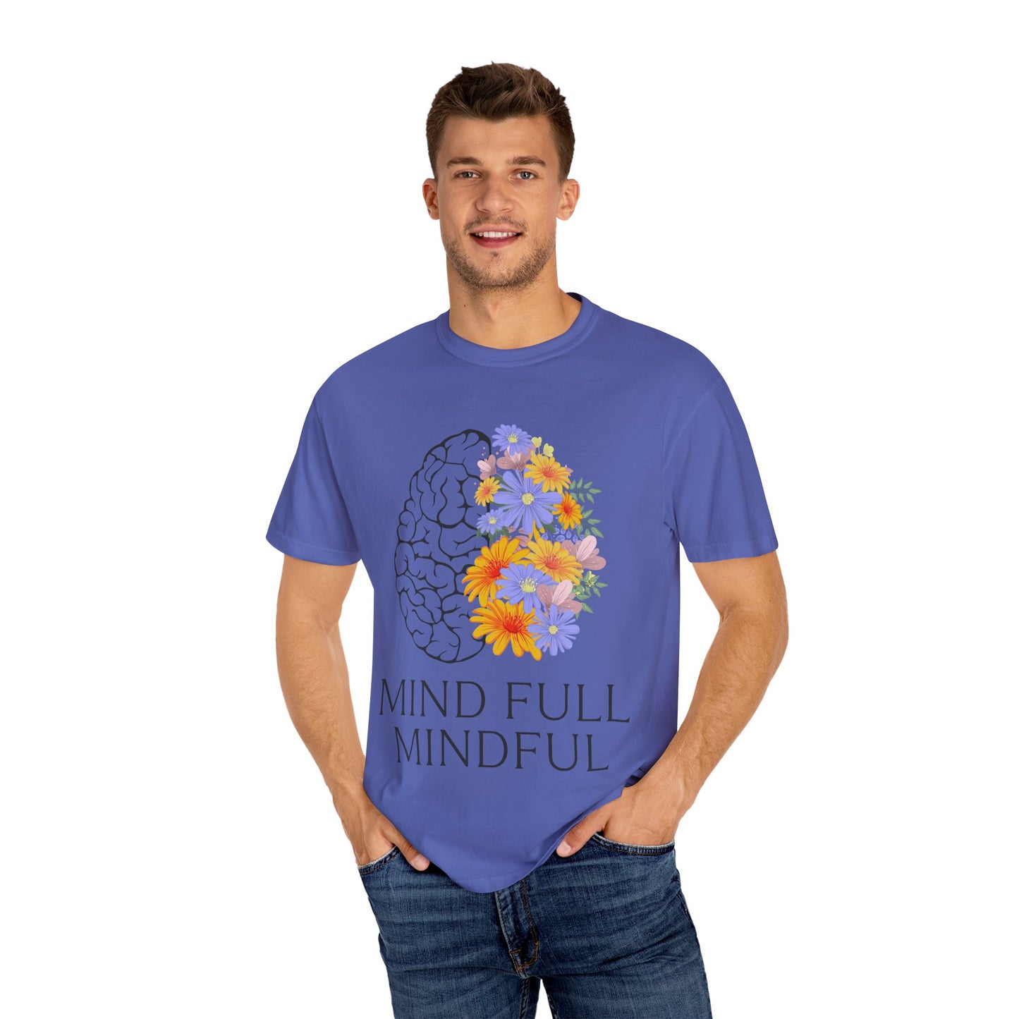 Mindful Floral Unisex T-Shirt - Embrace Positive Vibes