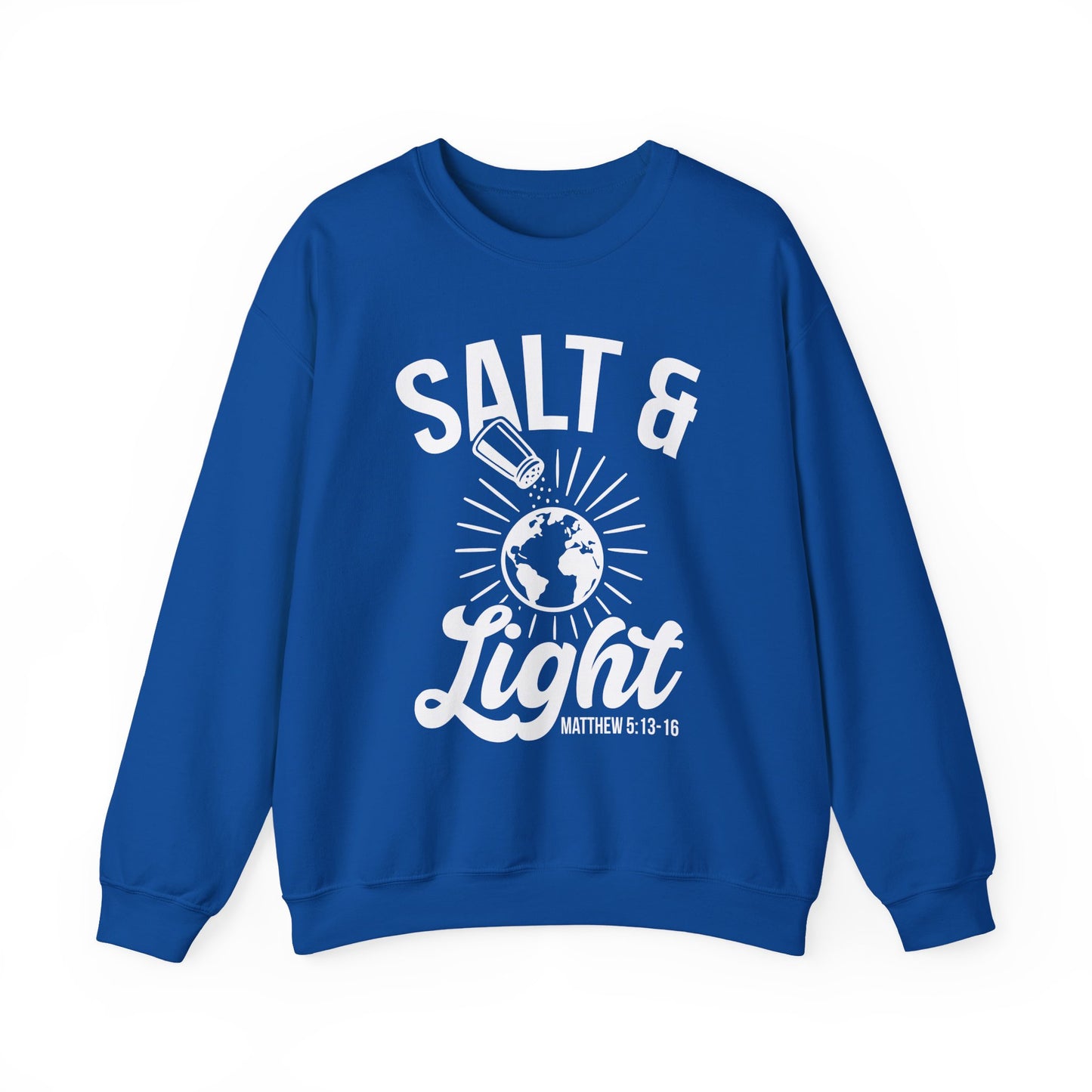Inspirational Sweatshirt 'Salt & Light' - Cozy Faith Gift - Sweatshirt