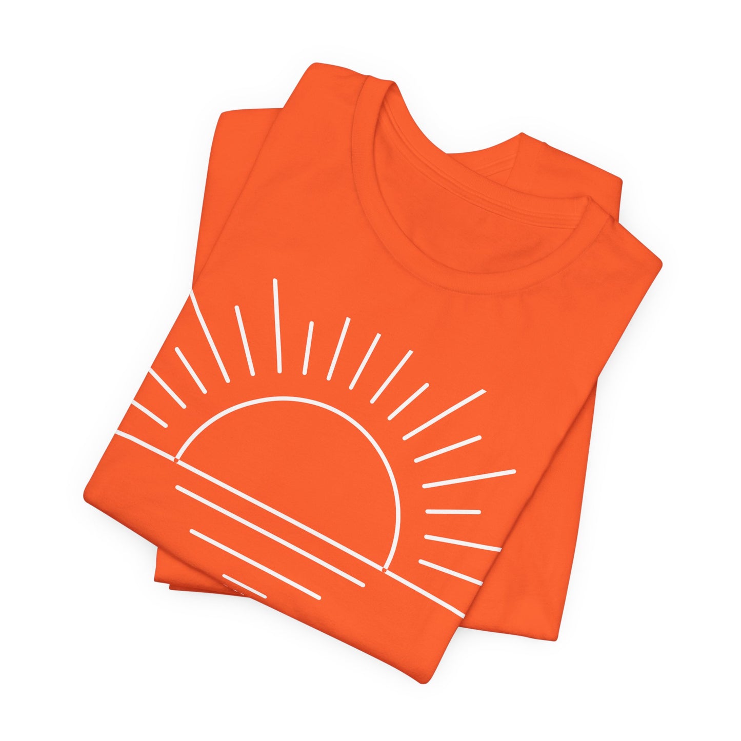 New Every Morning sunrise graphic Tee | Lamentations 3:23 Christian Tee