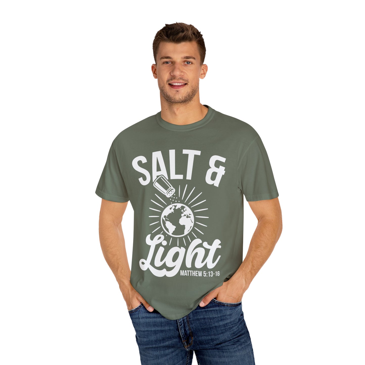 Inspirational Unisex T-Shirt: Salt & Light Graphic, Christian Gifts, Faith Apparel