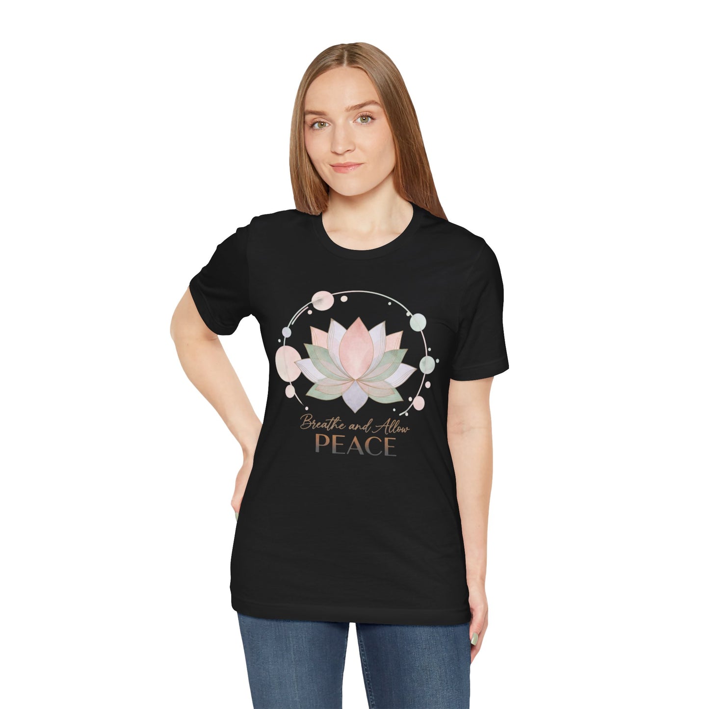 Mindful & Into Peace Tee | self care shirt, boundary quote