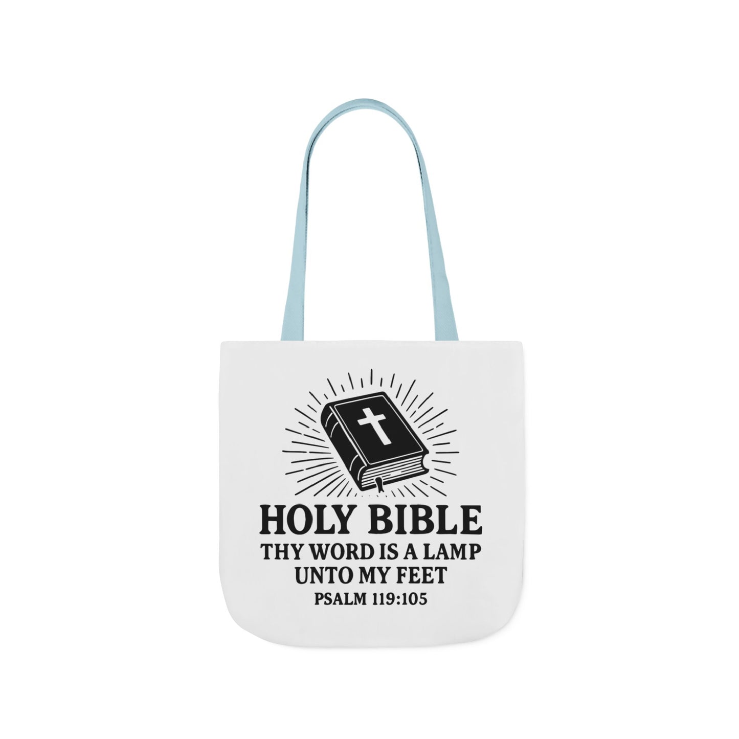 Bible Quote Tote Bag, Inspirational Christian Eco-Friendly Shopping Canvas