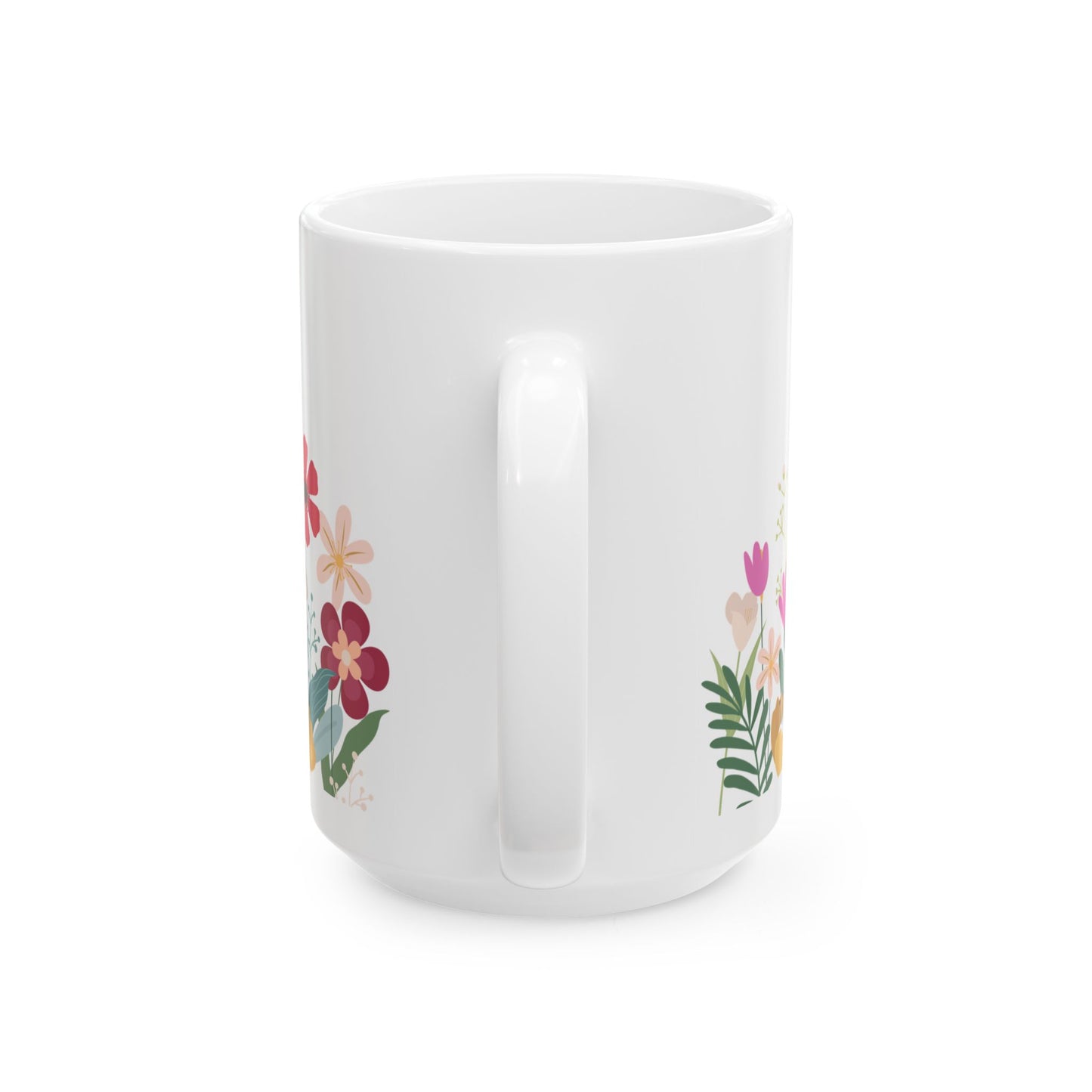 Floral Mom Mug - Perfect Gift for Mother's Day, Birthdays, Special Occasions,