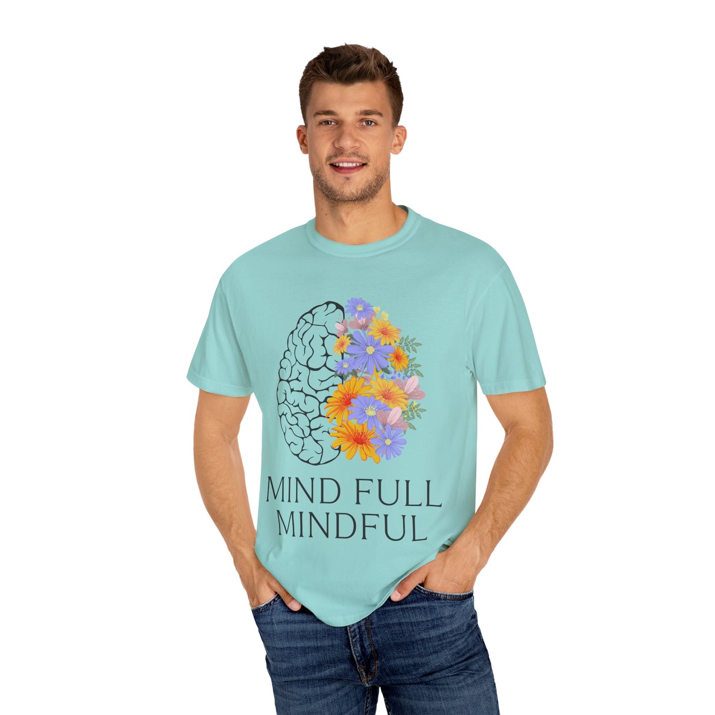 Mindful Floral Unisex T-Shirt - Embrace Positive Vibes