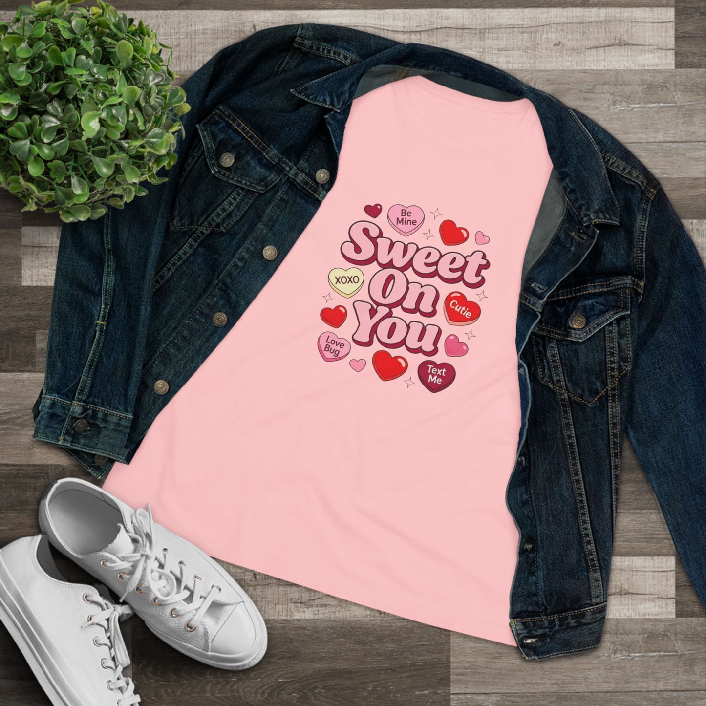 Sweet On You tee | Conversation Heart Valentine's Shirt