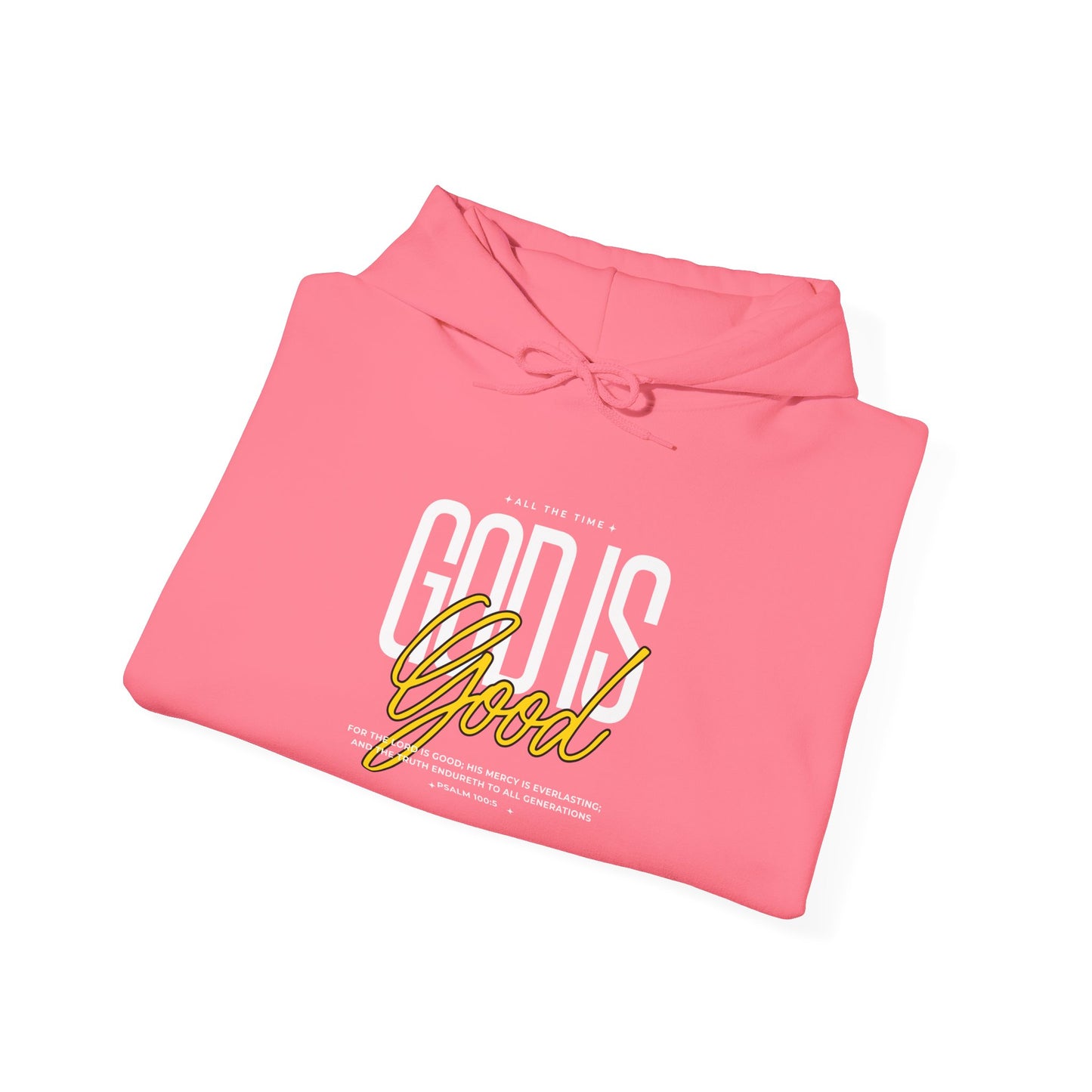 Faith-Inspired Hooded Sweatshirt - God is Good, Christian Apparel, Cozy Gift