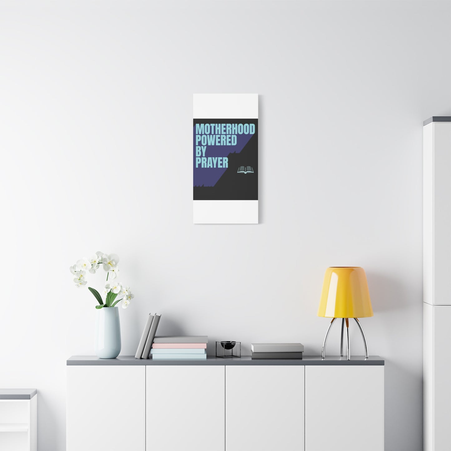 Inspirational Canvas Art - Motherhood Powered By Prayer
