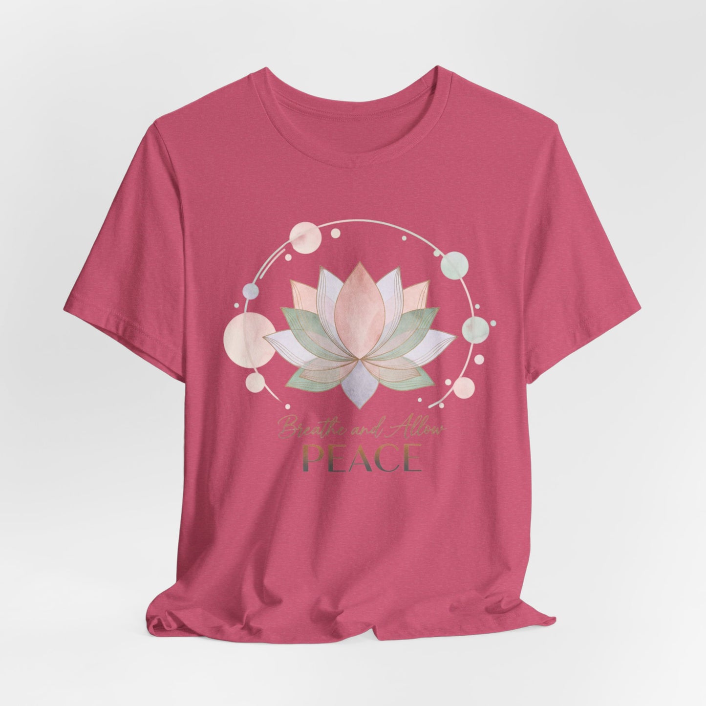 Mindful & Into Peace Tee | self care shirt, boundary quote