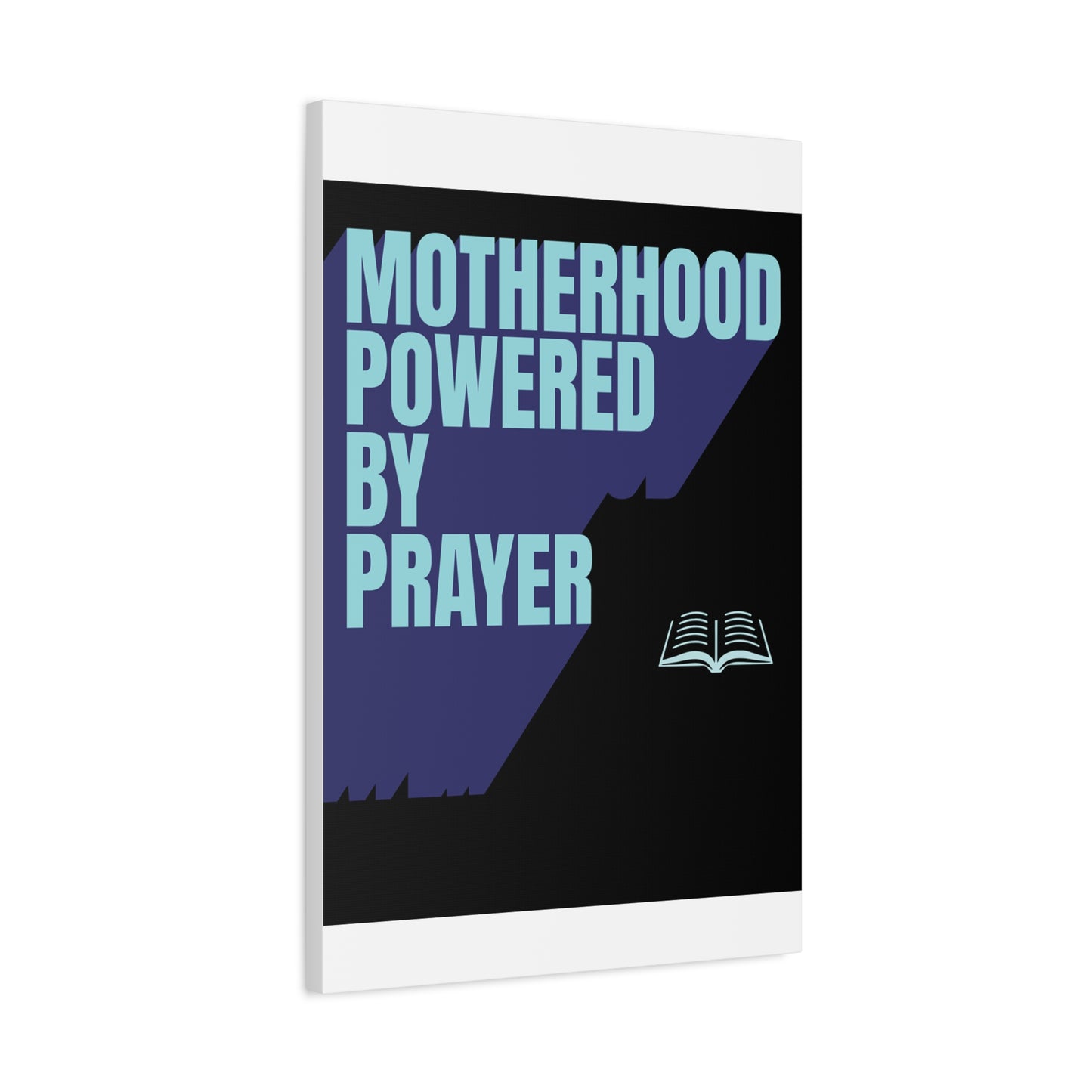 Inspirational Canvas Art - Motherhood Powered By Prayer