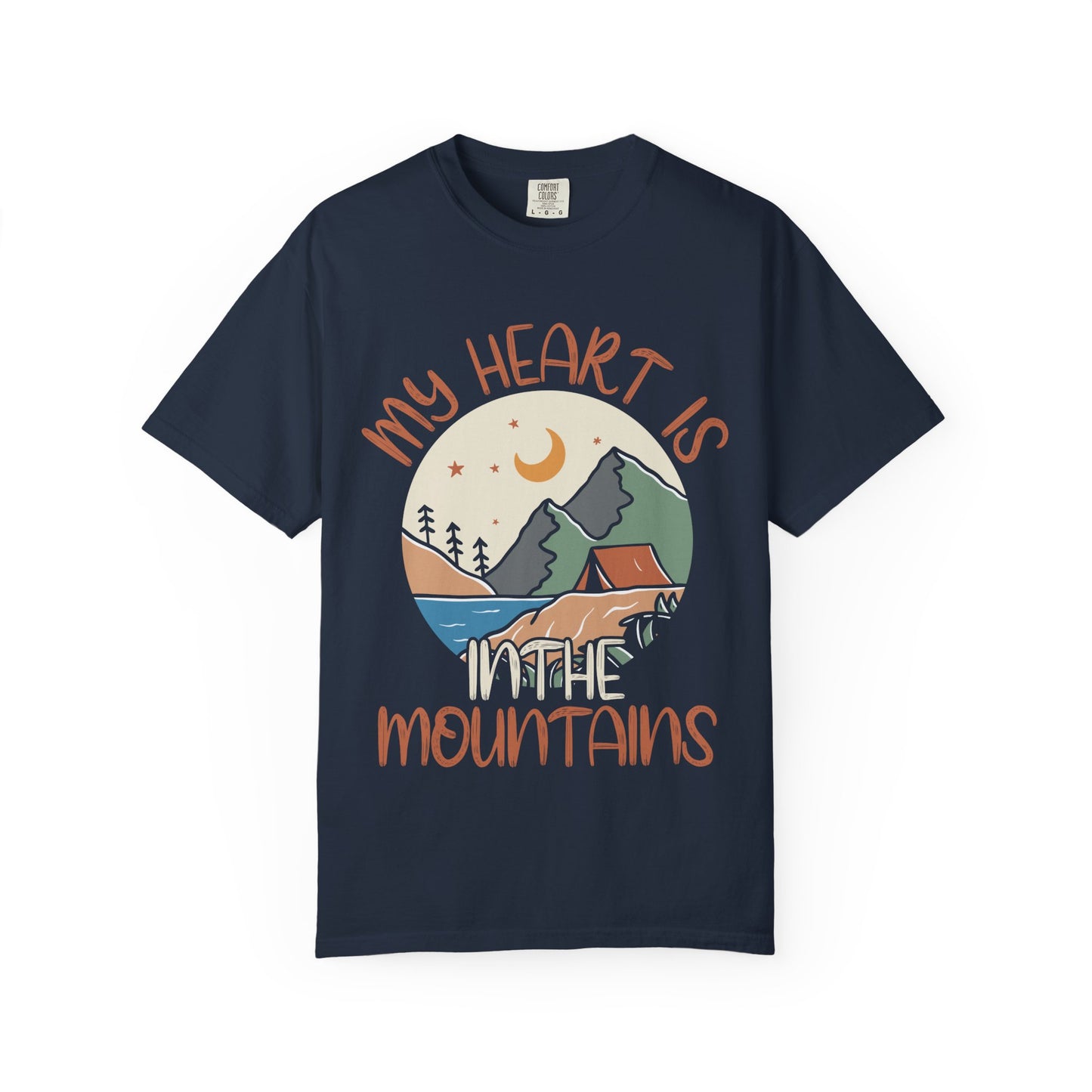 My Heart is in the Mountains Unisex T-Shirt – Perfect for Nature Lovers