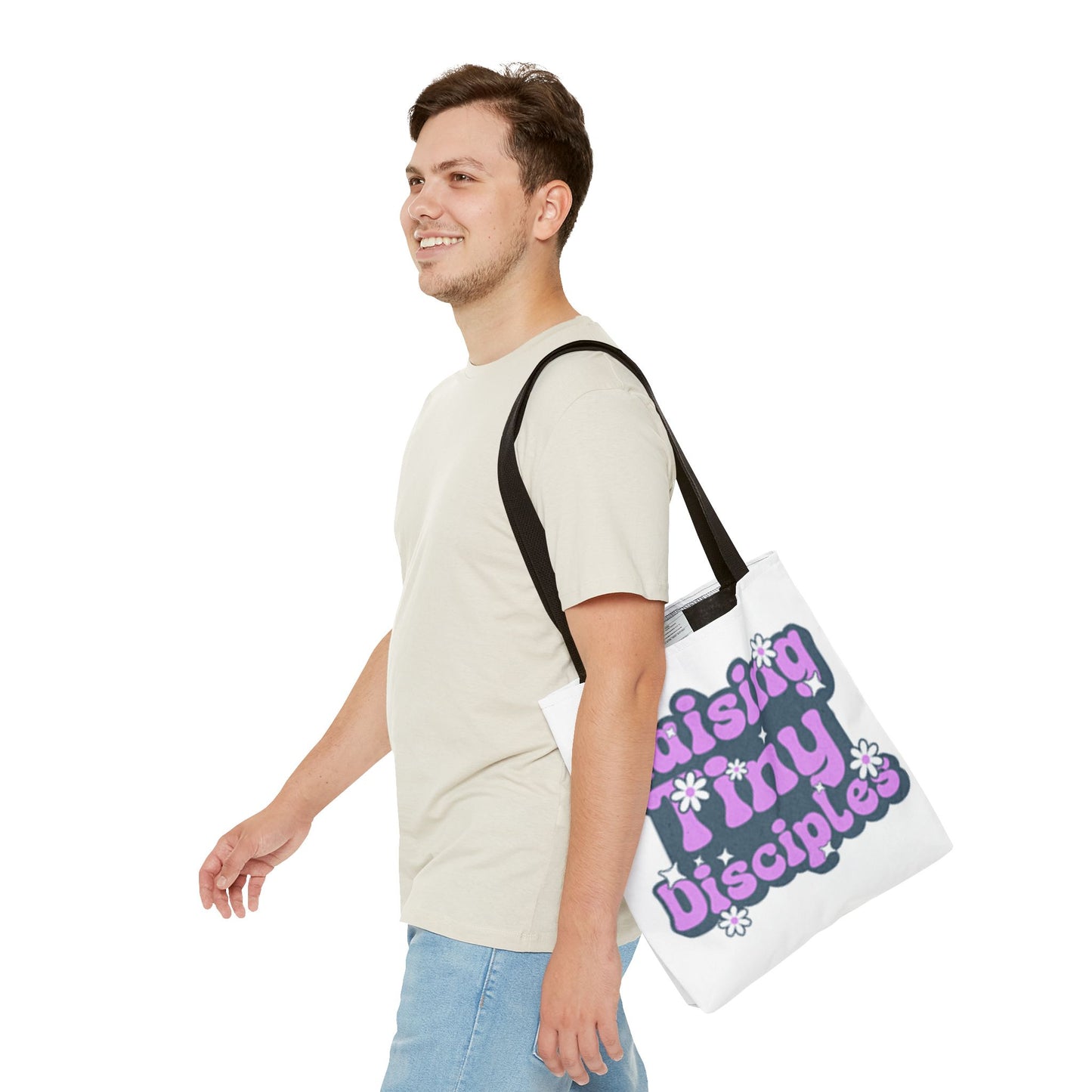 Raising Tiny Disciples Tote Bag - Stylish & Fun Eco-Friendly Bag for Parents