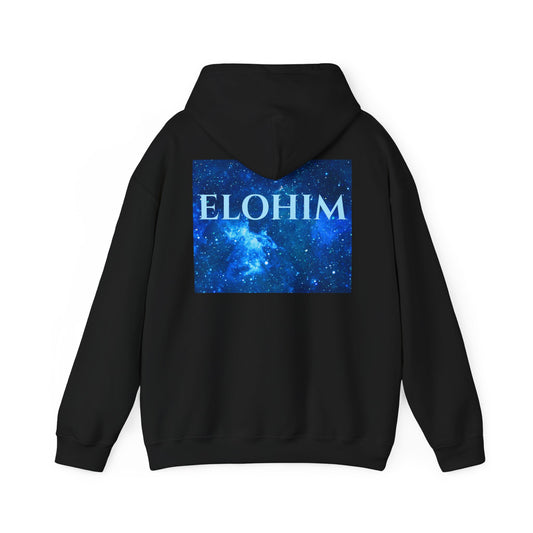 Cosmic Elohim Hoodie - Spiritual Gift, Unisex Sweatshirt, Cozy Streetwear, Astral Fashion, Inspirational Apparel