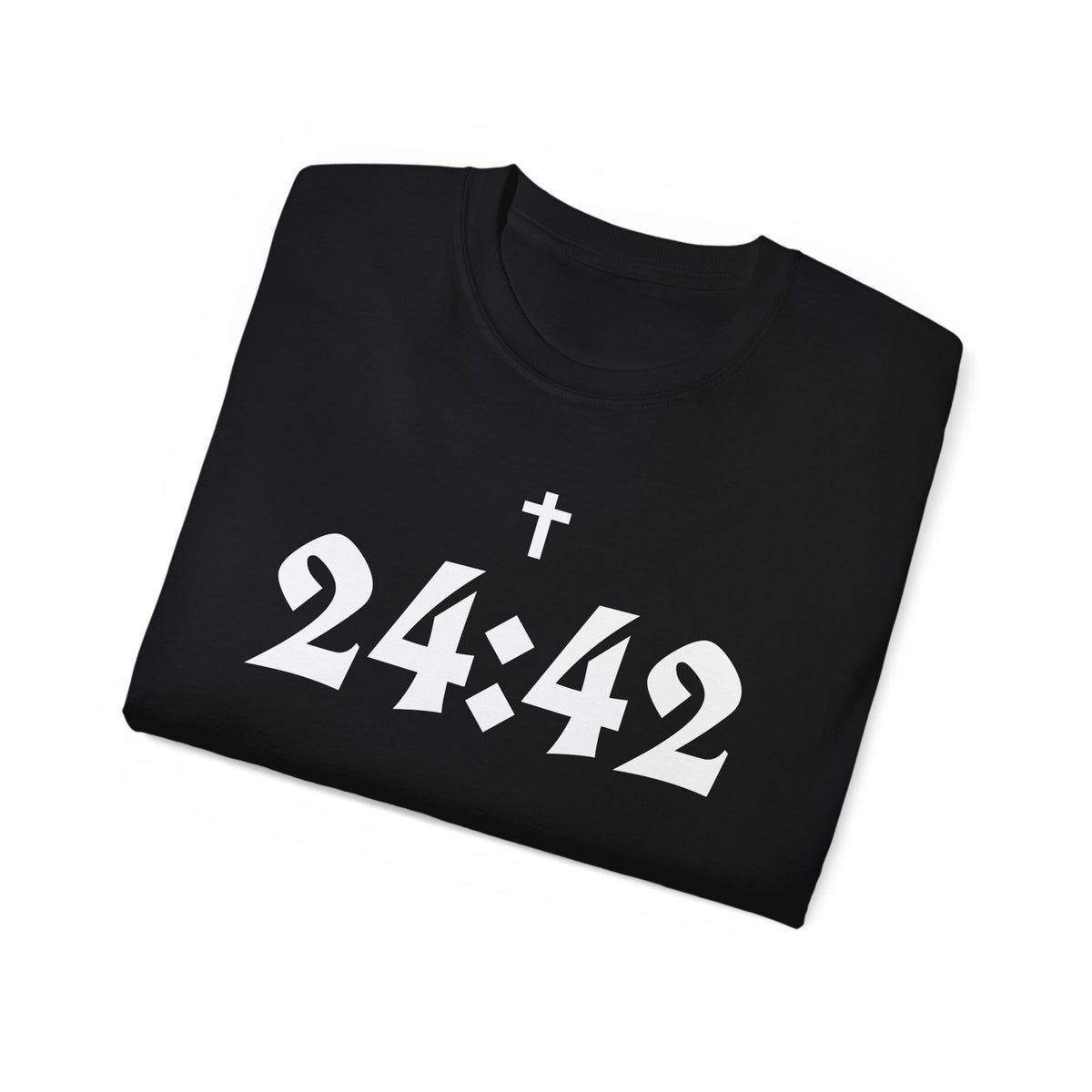 Matthew 24:42 Bible Verse Tee | Cross 24:42 Shirt