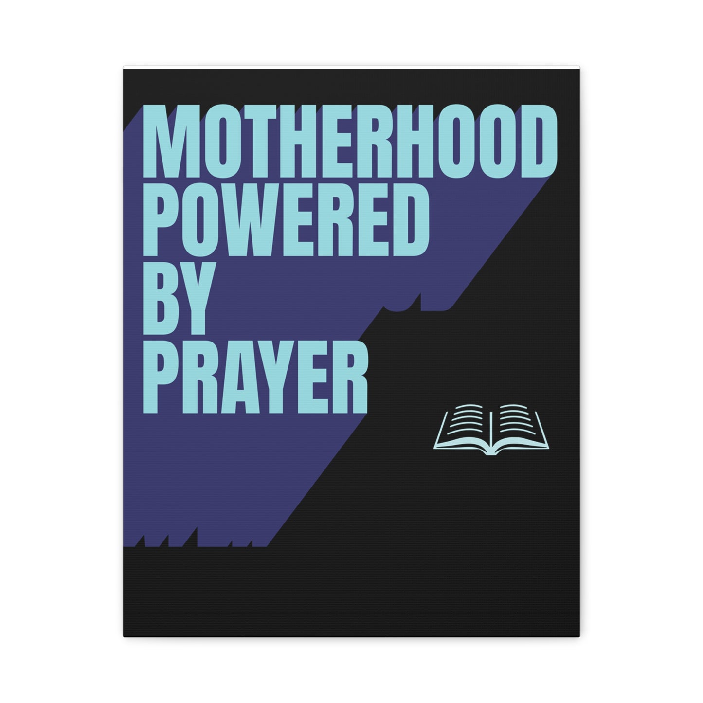 Inspirational Canvas Art - Motherhood Powered By Prayer