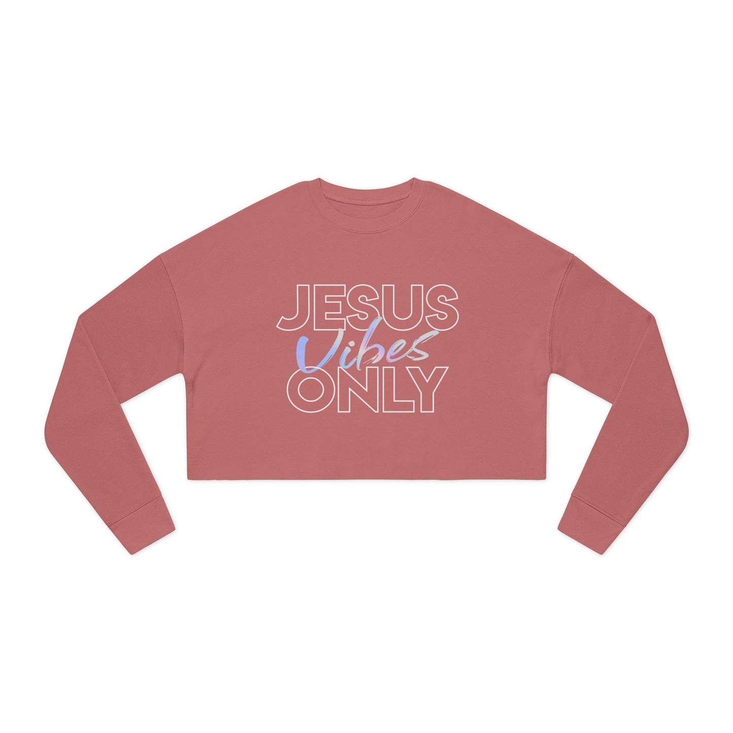 Jesus Vibes Only Cropped Sweatshirt