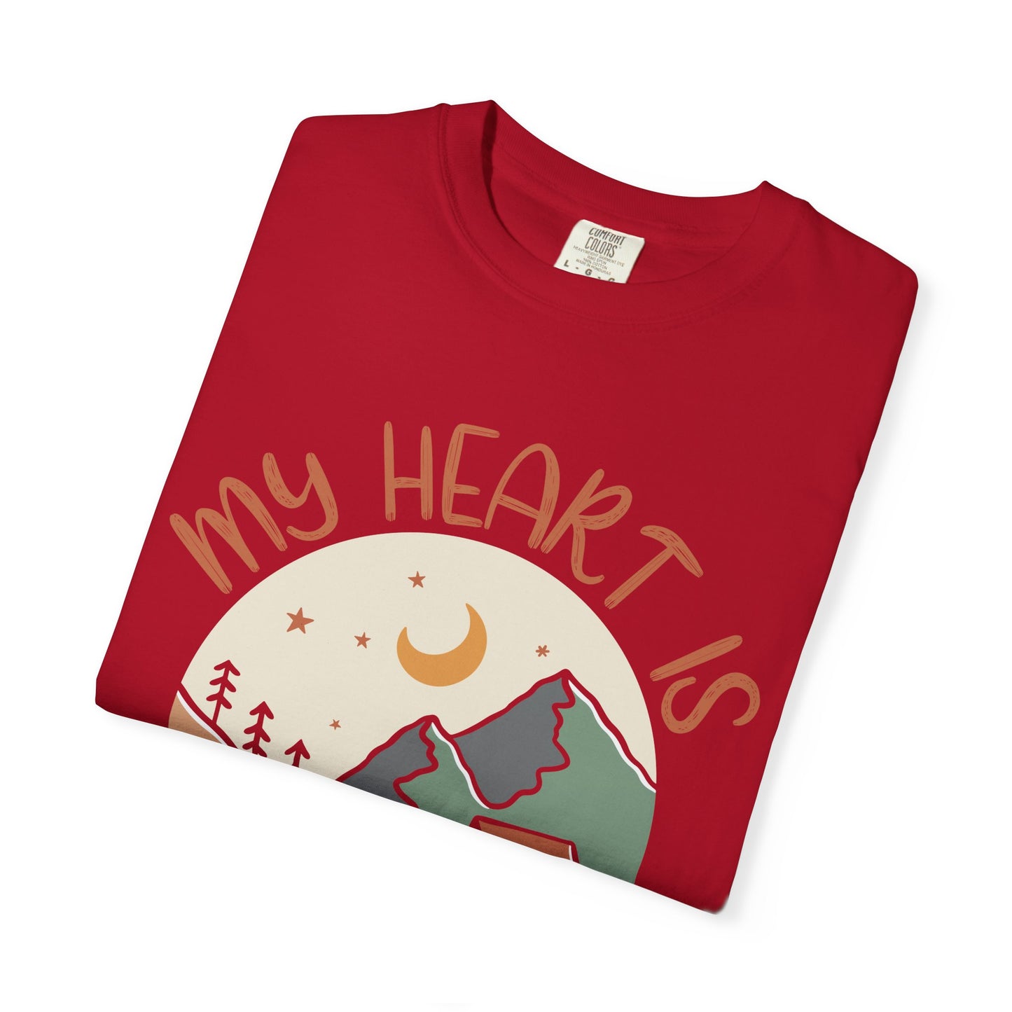 My Heart is in the Mountains Unisex T-Shirt – Perfect for Nature Lovers