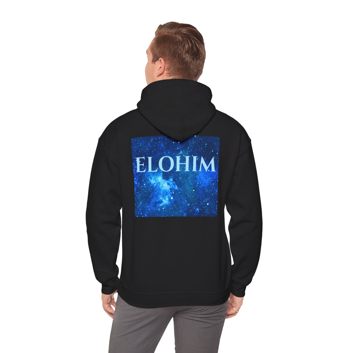 Cosmic Elohim Hoodie - Spiritual Gift, Unisex Sweatshirt, Cozy Streetwear, Astral Fashion, Inspirational Apparel