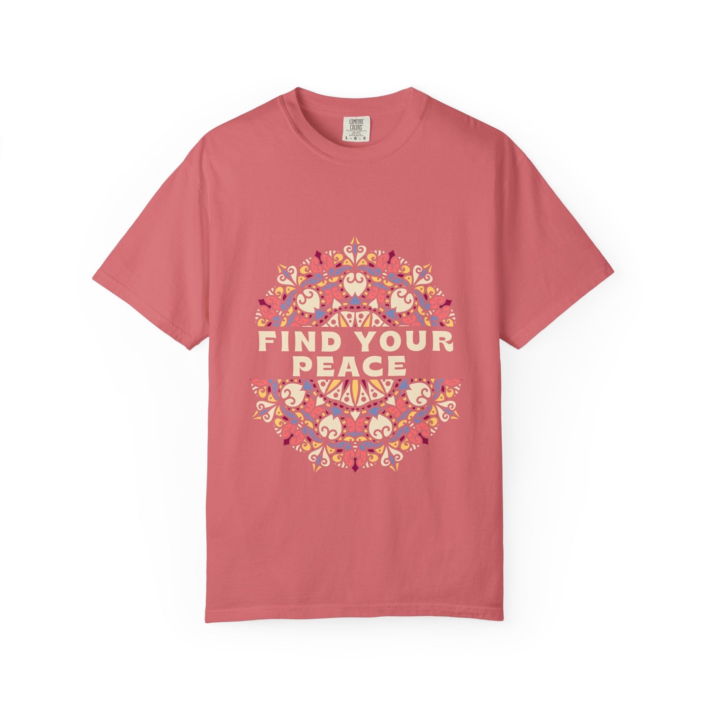 Find Your Peace Unisex Garment-Dyed T-Shirt – Relaxed Style for Mindfulness