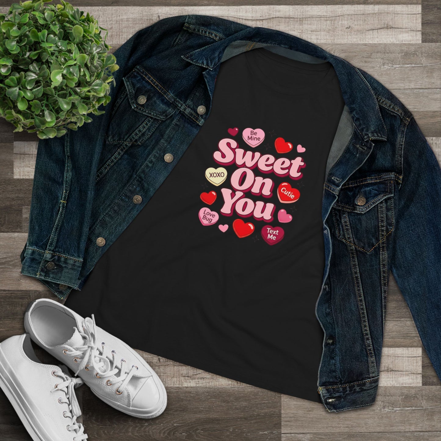 Sweet On You tee | Conversation Heart Valentine's Shirt