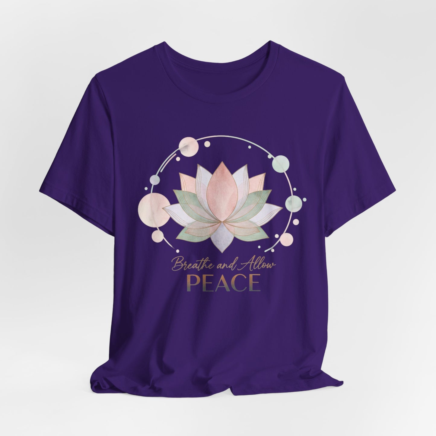 Mindful & Into Peace Tee | self care shirt, boundary quote