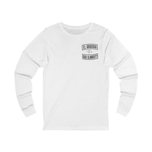 White El Shaddai Long Sleeve Tee