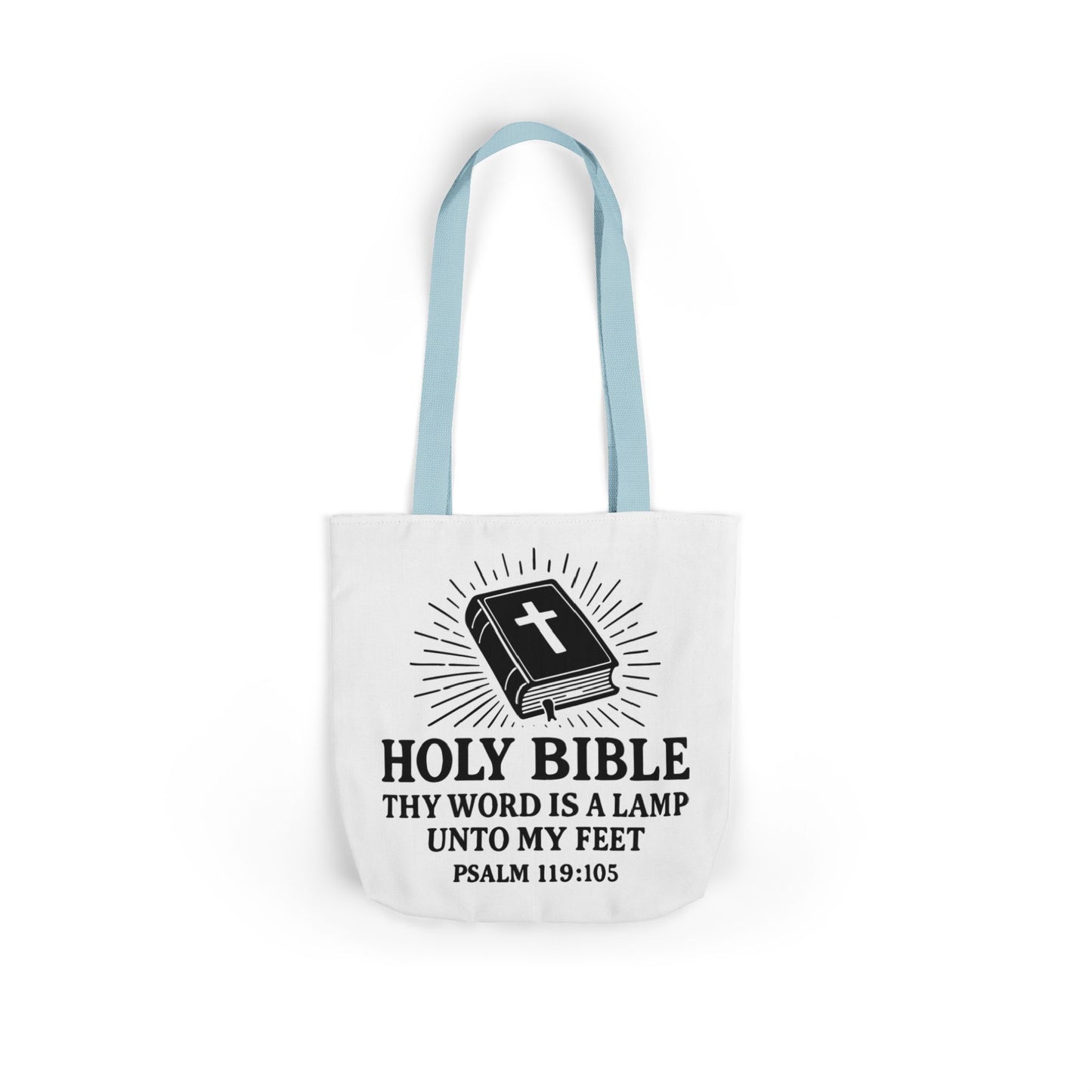 Bible Quote Tote Bag, Inspirational Christian Eco-Friendly Shopping Canvas