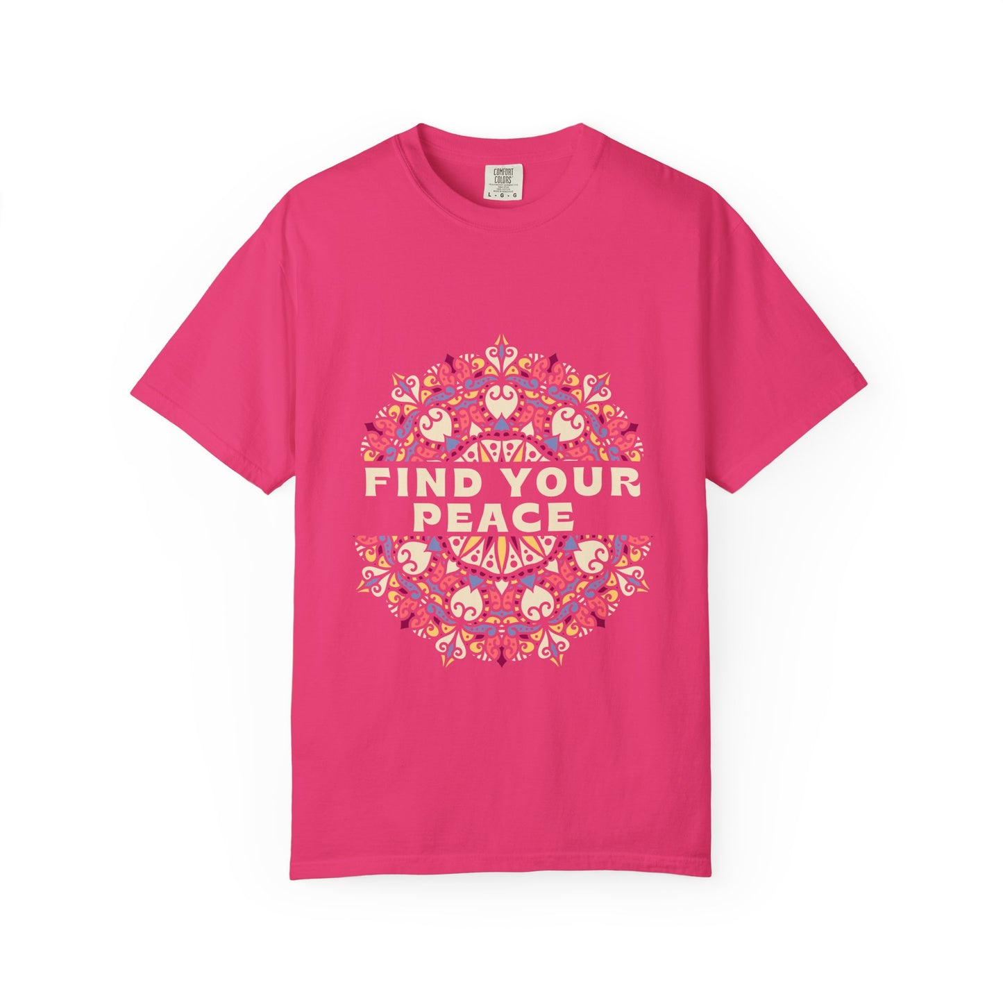 Find Your Peace Unisex Garment-Dyed T-Shirt – Relaxed Style for Mindfulness