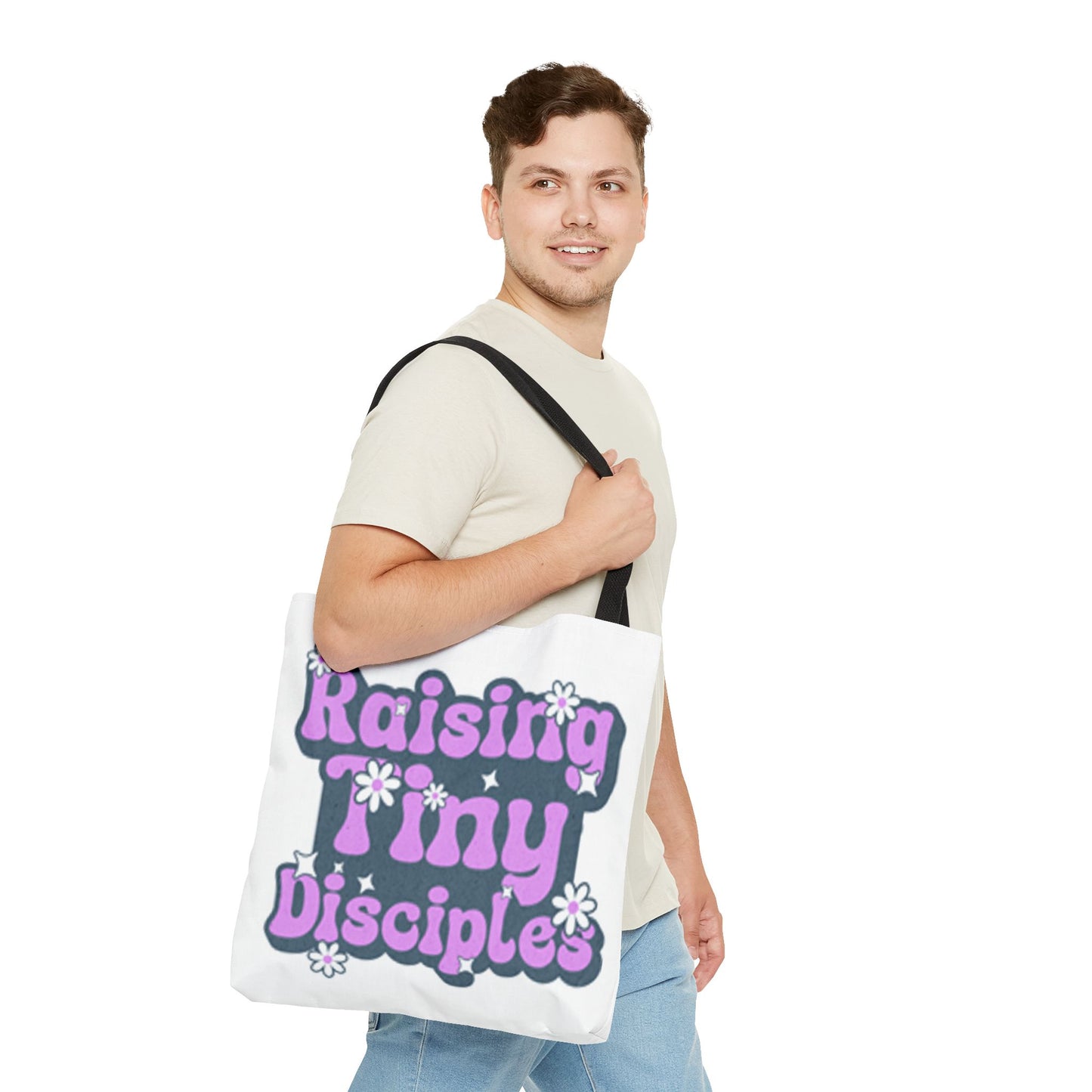 Raising Tiny Disciples Tote Bag - Stylish & Fun Eco-Friendly Bag for Parents