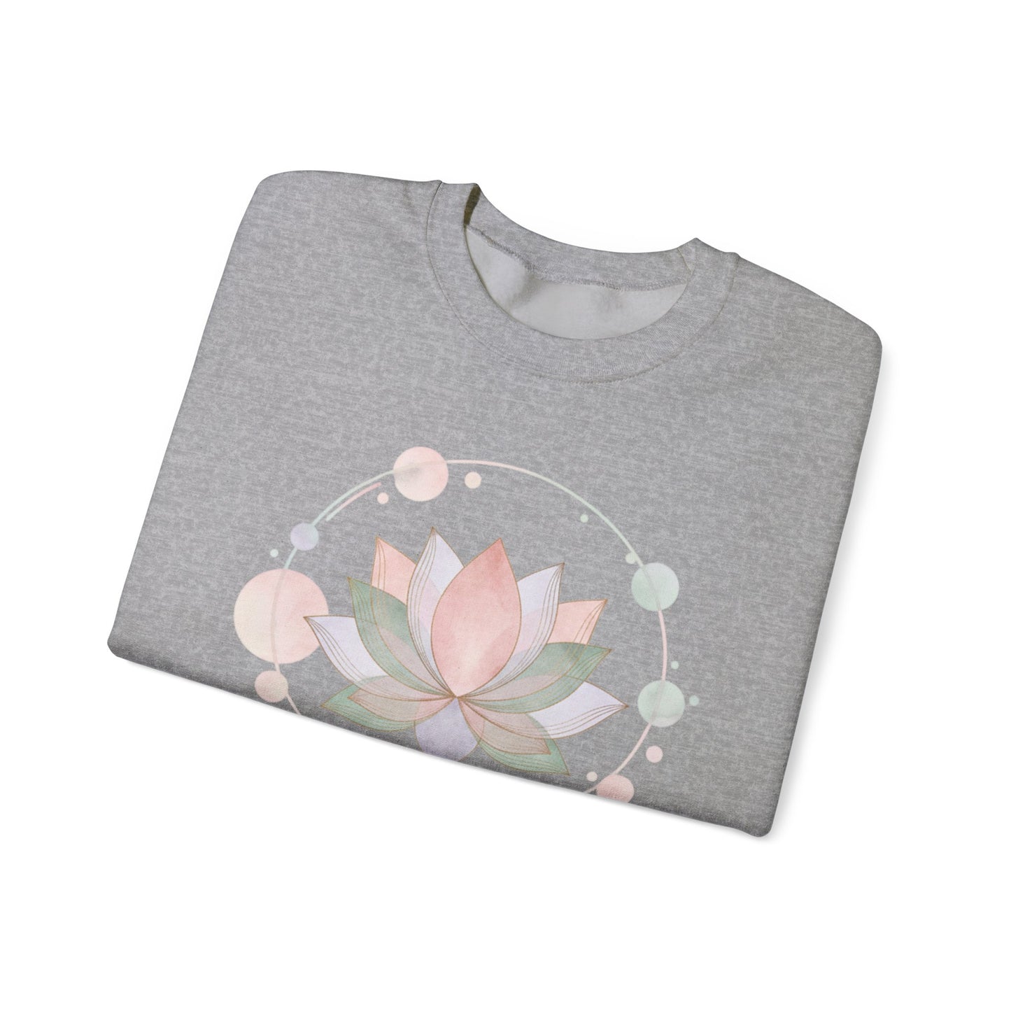 Gentle Boundaries Peace Lotus Sweatshirt | Self Care Mental Wellness
