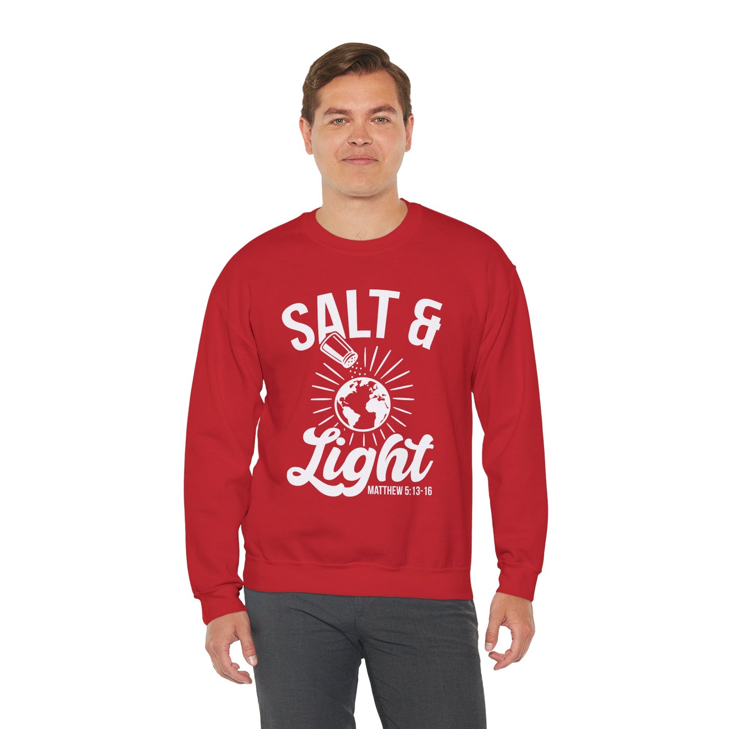 Inspirational Sweatshirt 'Salt & Light' - Cozy Faith Gift - Sweatshirt