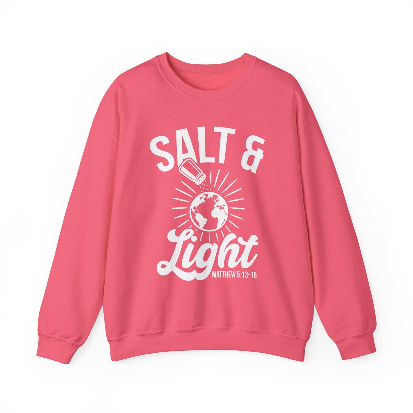 Inspirational Sweatshirt 'Salt & Light' - Cozy Faith Gift - Sweatshirt