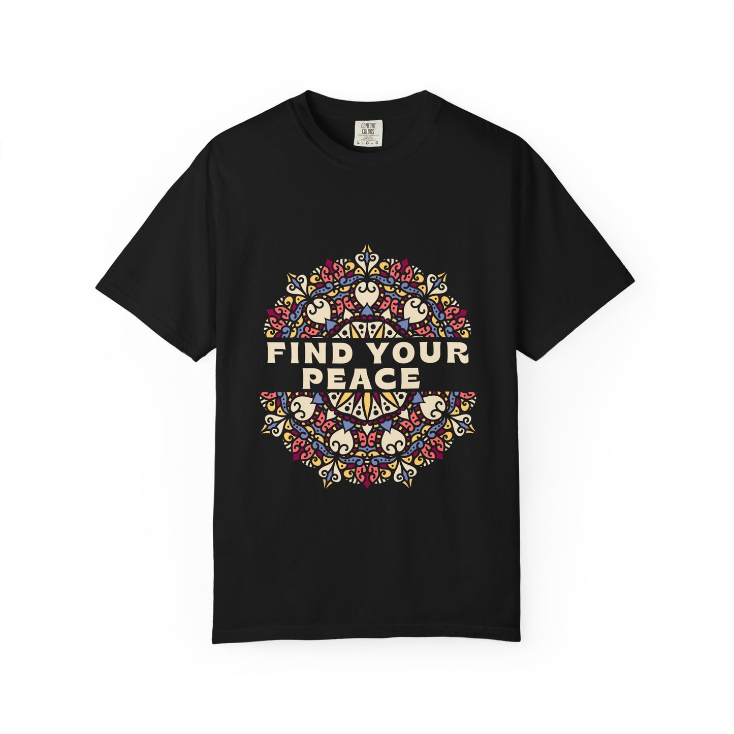 Find Your Peace Unisex Garment-Dyed T-Shirt – Relaxed Style for Mindfulness