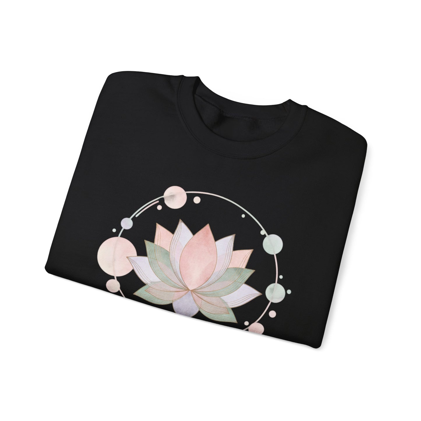 Gentle Boundaries Peace Lotus Sweatshirt | Self Care Mental Wellness